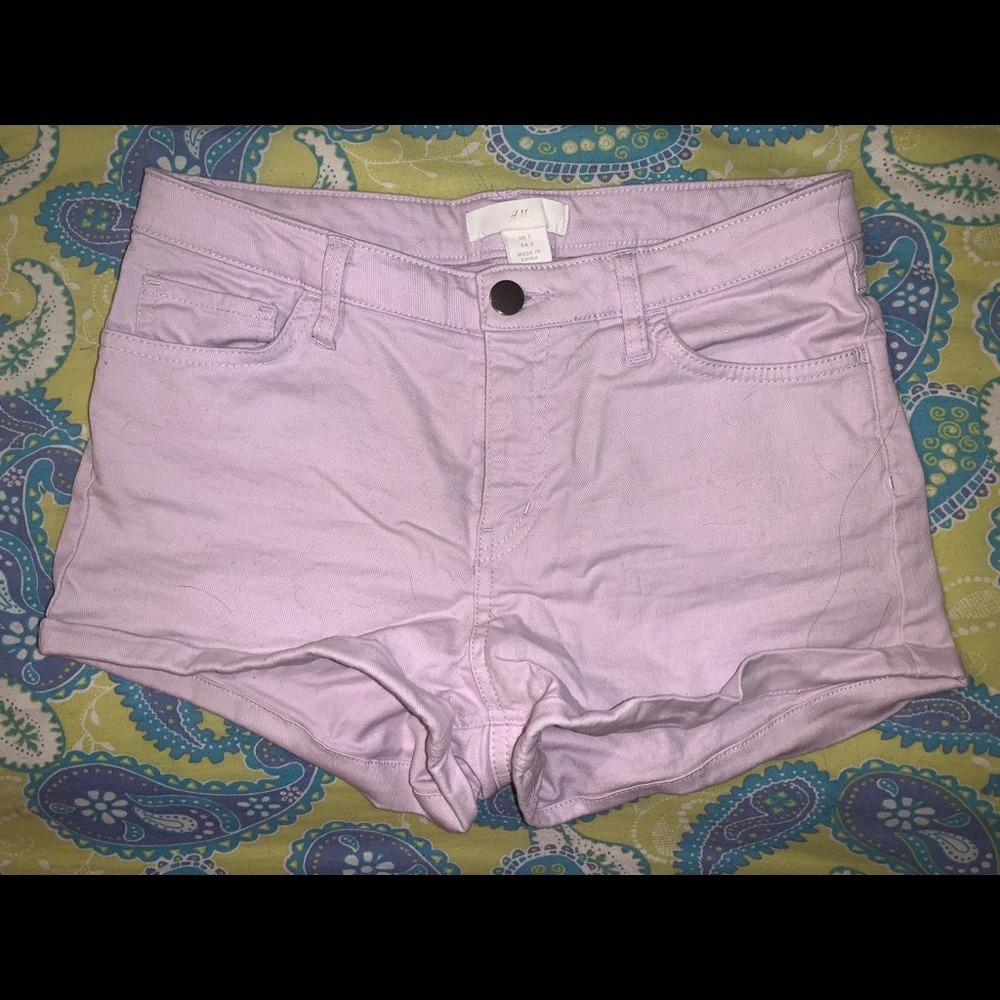 Lilac H&M shorts